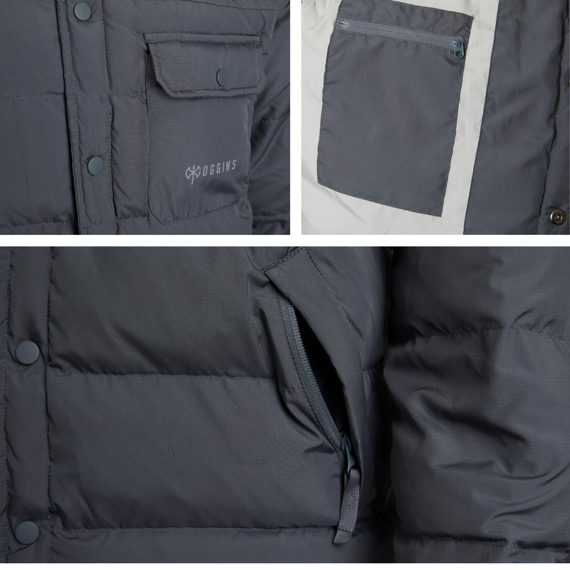 Goggins Button-Up Puffer Jacket