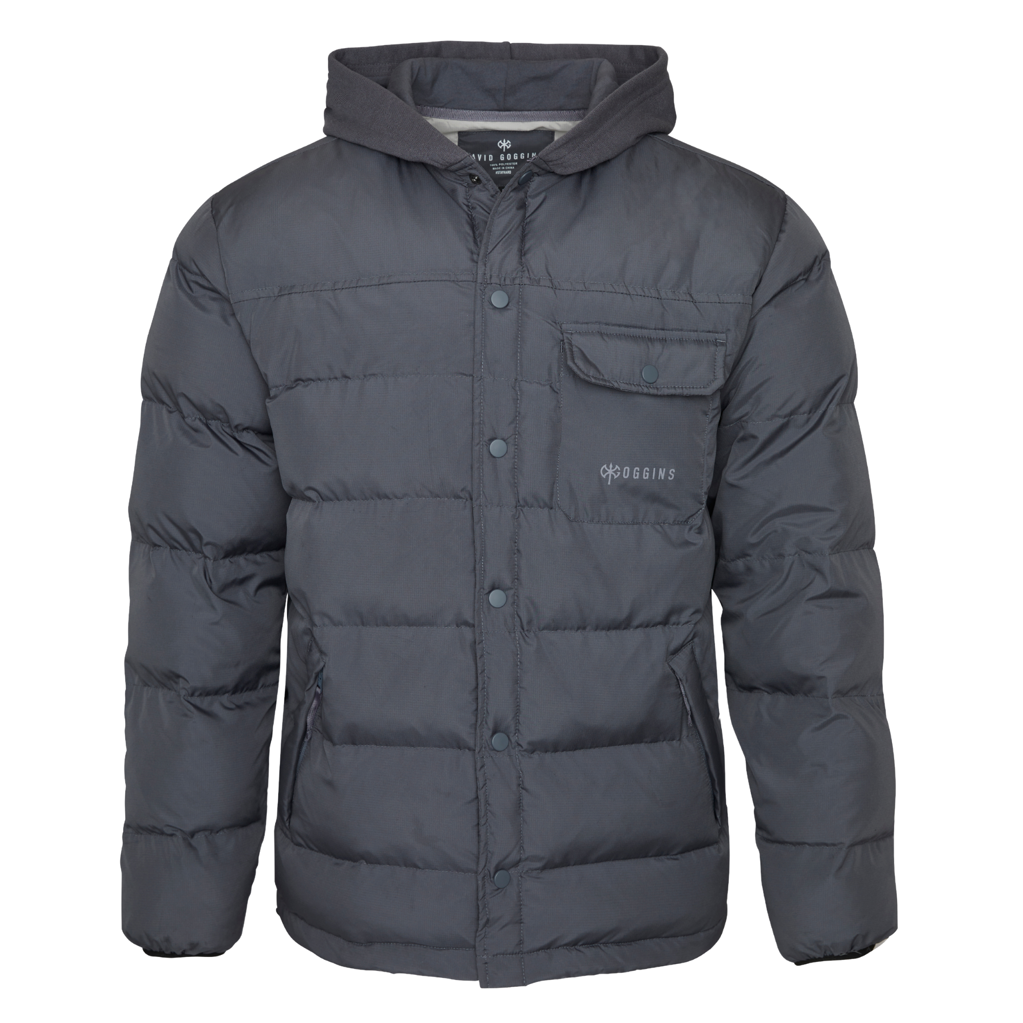 Goggins Button-Up Puffer Jacket